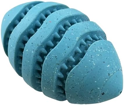 Max Fusion Spiro Football Dog Toy, Large, Blue, Made with Nike Grind