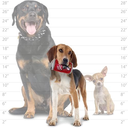 SILLY SQUEAKERS Tuffy® Can Liquor Bottle Dog Toys: Ultra Durable Plush Toy with Multiple Layers & Reinforced Seams, Washable and Floats, Original Construction