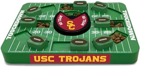 Pets First USC NCAA Large Puzzle Toy - Interactive Dog Treat & Slow Feeding Toy