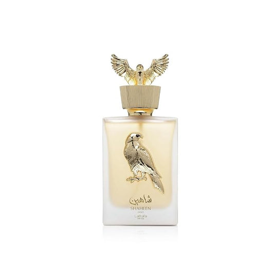 Lattafa Perfumes Shaheen Gold for Unisex Eau de Parfum Spray, 3.4 Ounce