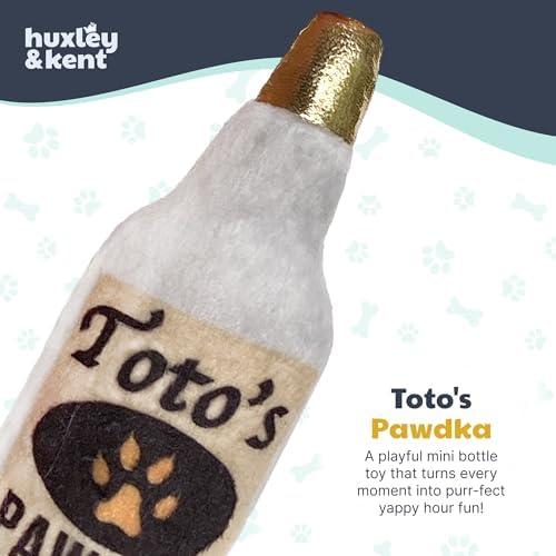 Huxley & Kent Plush Crinkle Catnip Cat Toy, Toto's Pawdka