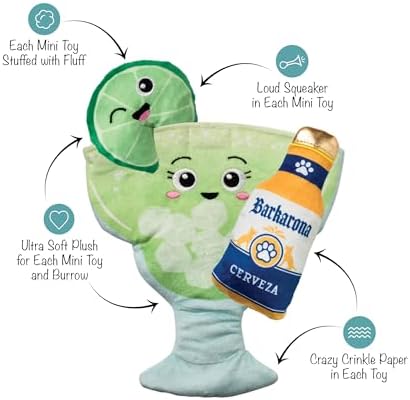 Fringe Studio Drop ME A Lime Hide and Seek Plush Dog Toy, Pet Shop Collection (289257)