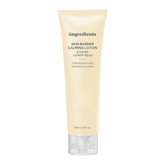 ONGREDIENTS Skin Barrier Calming Lotion | Lightweight Moisturizer for Dry, Sensitive Skin | Centella, 9-Peptide Complex, Glucose, Soothing, Calming, Hydrating | Vegan, Korean Skin Care (2.70 fl Oz)
