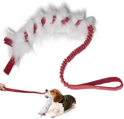 Wodoca Christmas Dog Tug Toys - Rope Toys for Aggressive Chewers, Xmas Pet Gifts, Large Dog Chew Toy, Ideal for Training, Hand Made (Red)