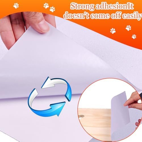 Dog Door Scratch Protector, White, 10in x 12.5ft