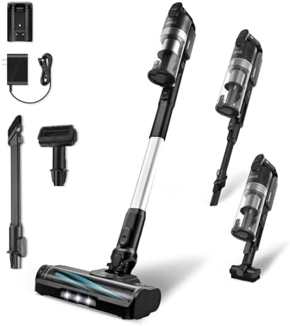 Levoit Cordless Vacuum, Up to 70 Minutes, Lightweight, Charging Dock | HEPA Filter, Powerful Suction, Anti-Tangle Brush, Carpets & Hard Floors, 180° Lay-Flat Design, LVAC-200 MAX