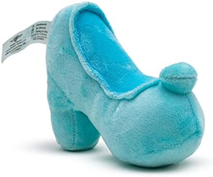 Disney Dog Toy, Cinderella Slipper Replica Light Blue Pet Toy, Plush