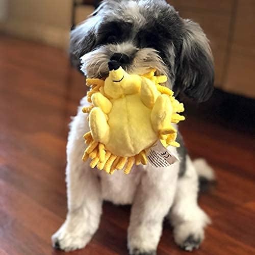 SmartPetLove Snuggle Puppy Tender-Tuffs Small Dog Toy, Plush Hedgehog