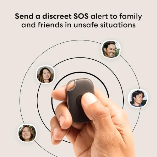 Life360 Tile Pro - Powerful Bluetooth Tracker, Key Finder and Item Locator for Keys, Bags and More. Both iOS and Android Compatible. Phone Finder. 1-Pack (Black)