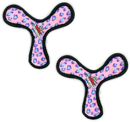TUFFY® : (2 Pack Boomerang Dog Toy: Ultra Durable Plush Toy with Multiple Layers & Reinforced Seams, Washable and Floats, Original Construction