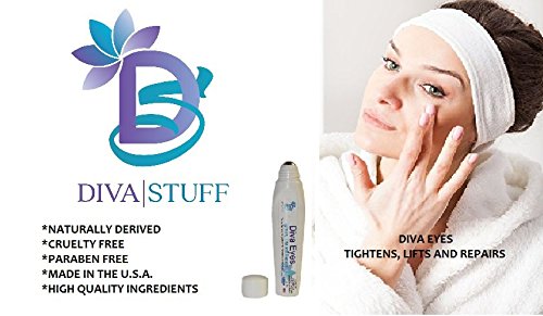 Diva Eyes, Tightens, Lifts& Repairs Areas Around The Eyes, with Cucumber Extract, Hyaluronic Acid, Aloe and Fission Instant Lift By Diva Stuff