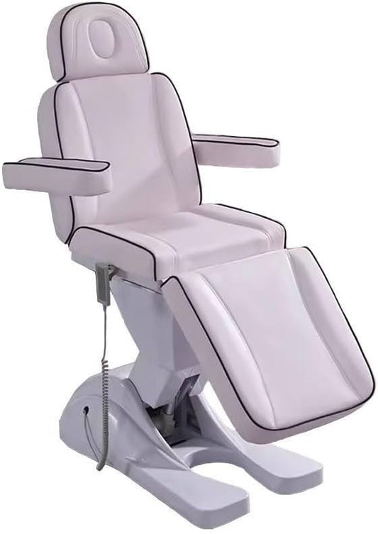 Laser Tattoo Treatment Foot Therapy Hair Salon Chair Beautician Bed Electric Massage Table Adjustable Facial Massage Tattoo Chair 3 Motors Customized Angle Spa Bed