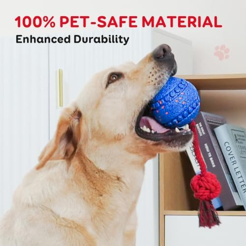 Smart Interactive Dog Toys Ball for Medium and Large Dogs to Keep Them Busy | Motion Activated Interactive Dog Toy, E-TPU Material, Waterproof & Rechargeable, Interactive Dog Ball for Indoor and Outdoor