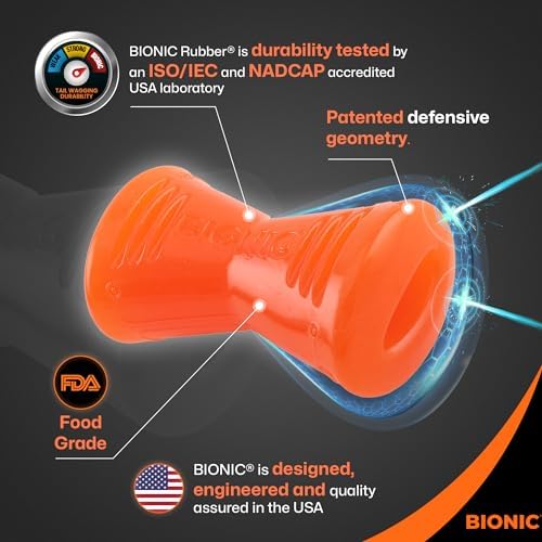 BIONIC Bone Dog Toy for Dogs Between 30-60+ lbs, Large