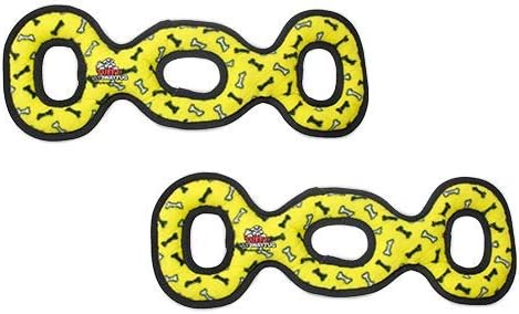 TUFFY® 2 Pack Ultimate 3WayTug Ultra Durable Plush Dog Toys