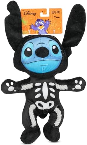 Disney for Pets Lilo and Stitch Plush Rope Skeleton Dog Toy