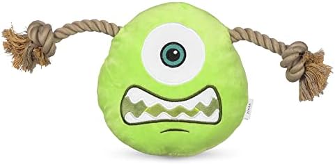 Disney for Pets Pixar Monsters Inc Mike Rope Head Dog Toy, 9 Inch