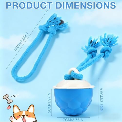 Interactive Dog Toys, 2026 Upgraded Motion Activated Automatic Rolling Ball Toys, USB Rechargeable for Small/Medium/Large Dogs Balls (Orange)