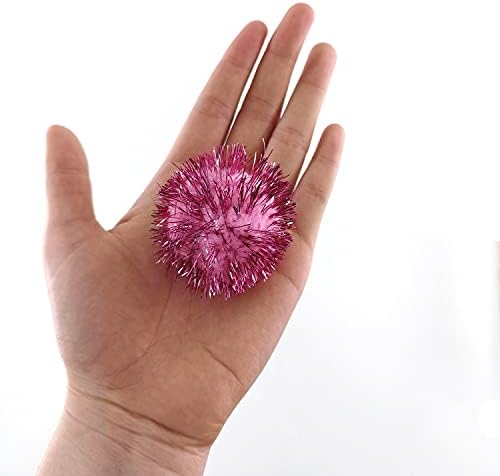 20 Pcs Assorted Color Flash Balls Cats Toy Balls