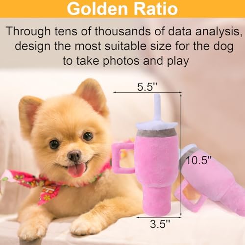 Mity rain Funny Tumbler with Handle Cup Dog Toy