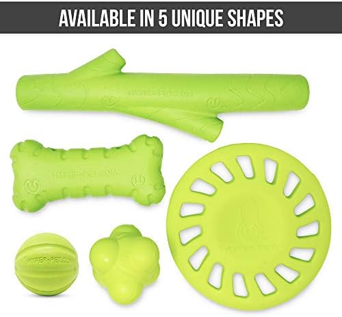 Hyper Pet Fetching Dog Toys - Throwing Bumpy Ball Dog Toy Made with EVA Foam - Lightweight & Floats on Water