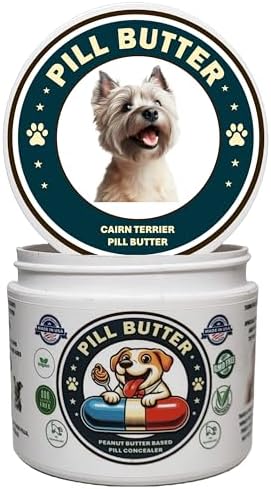 Peanut Butter Dog Pill Wrap - Cairn Terrier Label