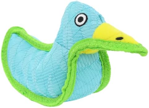 TUFFY® 5 Pack Jr Duck, Pegasus, 3WayTug, Bone and Rabbit Plush Dog Toys