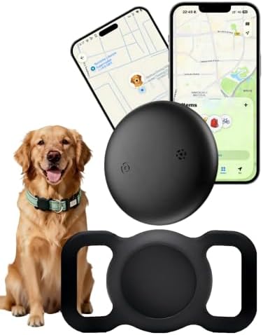 GPS Tracker for Dogs (iOS & Android), No Subscription Real-Time Tracking