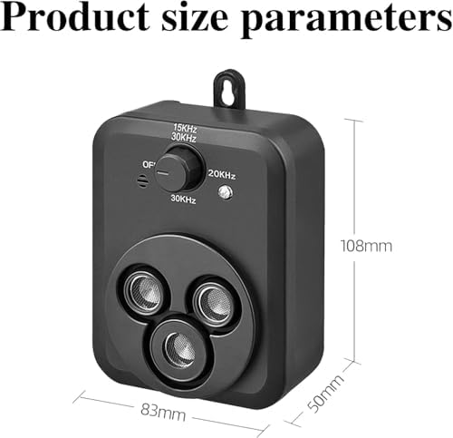 Barkbuz Anti Bark Device - Qinux Barkbuz, Anti Dog Barking Device with 3 Modes, Three Adjustable Frequency Modes, Waterproof & Rechargeable Barks Deterrent for Small Medium Large Dogs (1pcs)