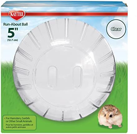 Kaytee 5" Clear Run-About Exercise Ball for Hamster & Gerbil Pets