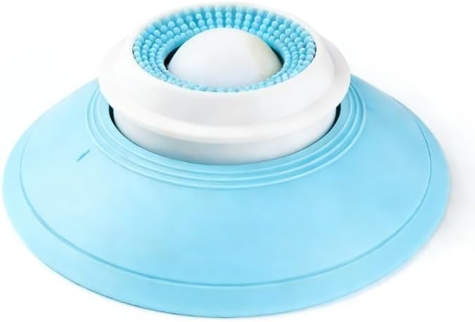 Non-Spill Dog Lick Bowl Slow Feeder with Rolling Ball for Liquid Treats