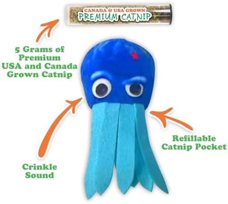 Meowijuana Jump 'n' Jamb Squid and Get Tangled Bundle for Cats