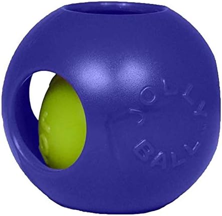 Jolly Pets Teaser Ball Interactive Dog Toy, 6 in Medium, Blue