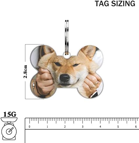 QR Code Dog Tag -On Pet ID Name Tag for Dogs, Cats & Horses – Custom Personalized Noiseless Tag with Jingle-Free Fit & Online Profile Display