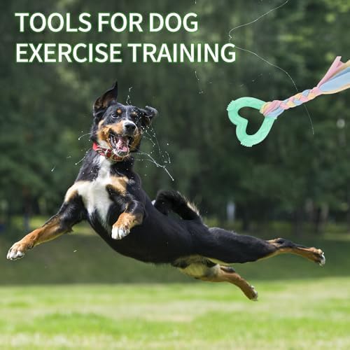 4 PCS Puppy Chew Toys for Teething Small Breed, Puppy Teething Ring, Soft Rubber Durable Dog Teething Toys, Rope Dog Toys, Funny Interactive Toy, Puppy Toys for Small Puppies, Dog Toys Set (Style 12)