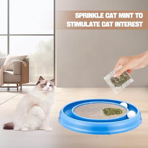 Cat Scratching Board with Track Balls for Indoor Cats