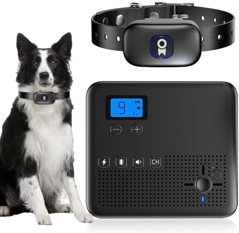 2 in 1 Wireless Dog Fence & Remote Training Collar, Pet Containment System