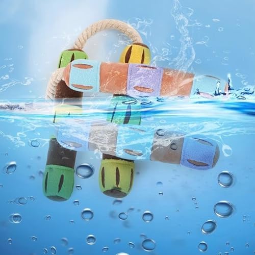 Playful Paws Nunchakus Dog Toy Dog Chew Toys Dog Enrichment Toys with Squeaky and Hidden Treats Interactive Dog Puzzles Toy Snuffle for Dogs (Orange)