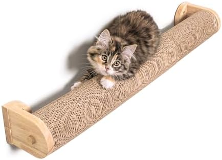Floating Cat Shelf & Perch – Wall-Mounted Climbing Furniture for Cats - Moonbeam Path | Ascentials by FurHaven
