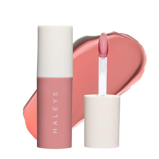 HALEYS Re-dew Lip Gloss to Stain - Hydrating Kiss-Proof Formula with Vegan Squalane & Vitamin E - Lightweight Transfer-Proof Hybrid for Soft Color, Cushiony Moisture & All-Day Wear (Whisper)
