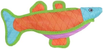 Tuffy® - DuraForce® : 2 Pack Fish Dog Toy: Ultra Durable Plush Toy with Multiple Layers & Reinforced Seams, Washable and Floats, DuraForce® Construction