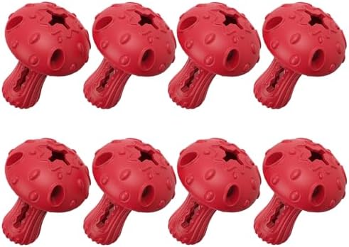 Dog Chew Toys for Aggressive Chewers, Rubber Treat Dispensing Stimulation Toy to Keep Them Busy, Durable Interactive Enrichment Puzzle Toy for Medium Large Breed Dogs