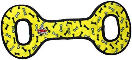 TUFFY® : 2 Pack No Stuff TugOWar Dog Toy: Ultra Durable Plush Toy with Multiple Layers & Reinforced Seams, Washable and Floats, Original Construction