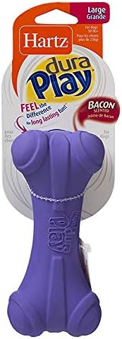 Hartz DuraPlay Bacon Scented Dog Toys, Large ( Color May Vary )