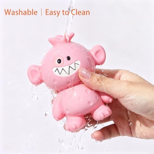 Mikivery Dog Chew Toys Tough Squeaky Latex Toy, for Aggressive Chewers