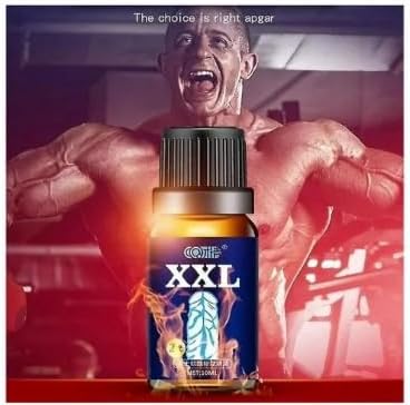 Generic 10ml Man Body Enhance Growth Essential Oil Liquid Enlargement Massage Promote Blood Circulation Thicken Strong XXL Size Health, Clear