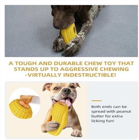 Sedioso Dog Toys for Aggressive Chewers, Indestructible Enrichment Dogs Toy for Large Medium Breed,Interactive Dog Frozen Lick Treat Tray Holder with Dual Molds to Keep Them Busy and Reduces Anxiety