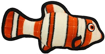 TUFFY® : 2 Pack Fish Stingray Dog Toy: Ultra Durable Plush Toy with Multiple Layers & Reinforced Seams, Washable and Floats, Original Construction