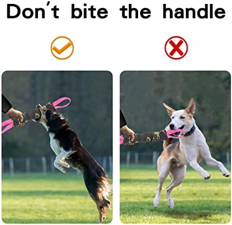Storystore Dog Tug Toy Dog Training Bite Pillow Jute Bite Toy - Best for Tug of War, Puppy Training Interactive Play - Interactive Toys for Small and Medium Dogs