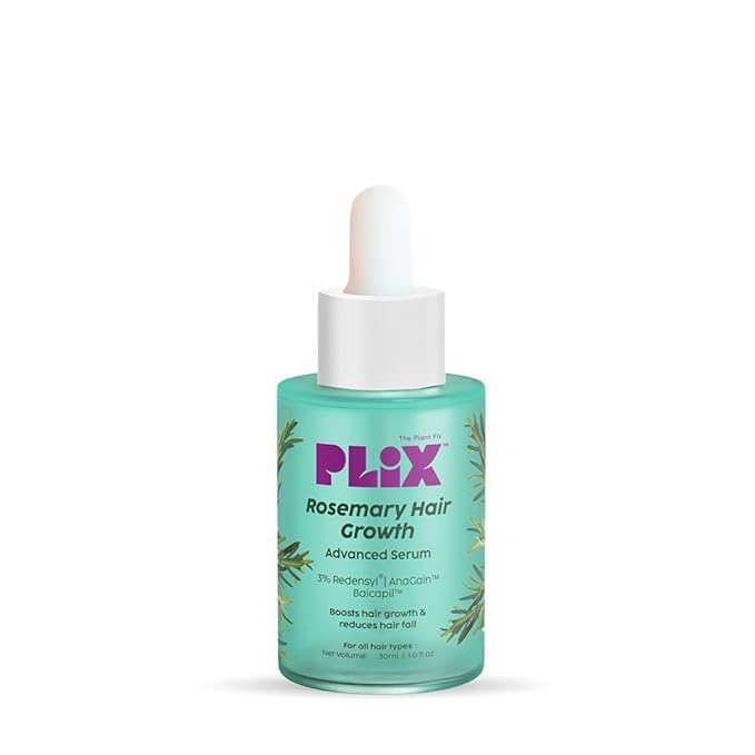 PL-IX - THE PLANT FIX Rosemary Hair Growth Serum with 3% Redensyl, 4% AnaGain, 3% Baicapil, 30 ml | Stimulates Hair Growth, Increase Hair Density & Thickens Hair | For Men & Women